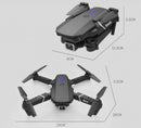 SkyVision™ – Drone E99D con Cámara 4K y Luces LED