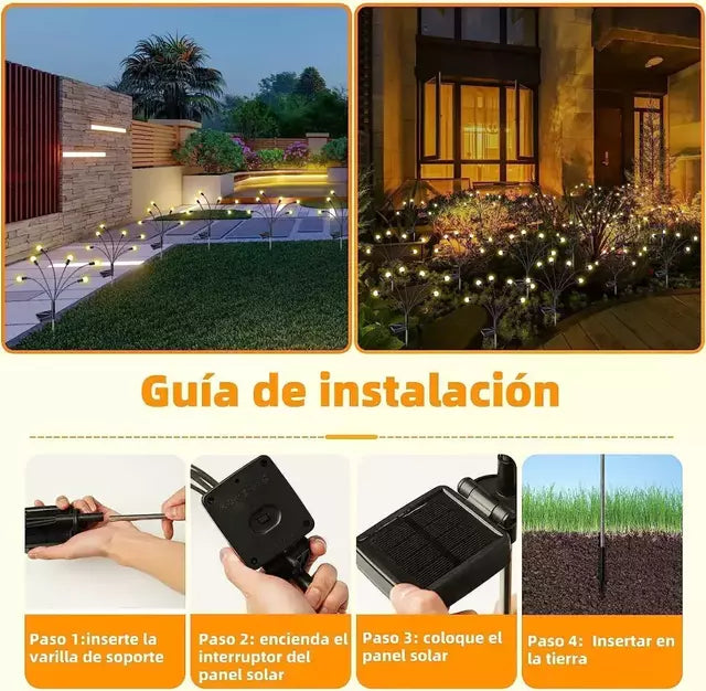 2x1 Luces LED Navideñas Solar EcoLight™