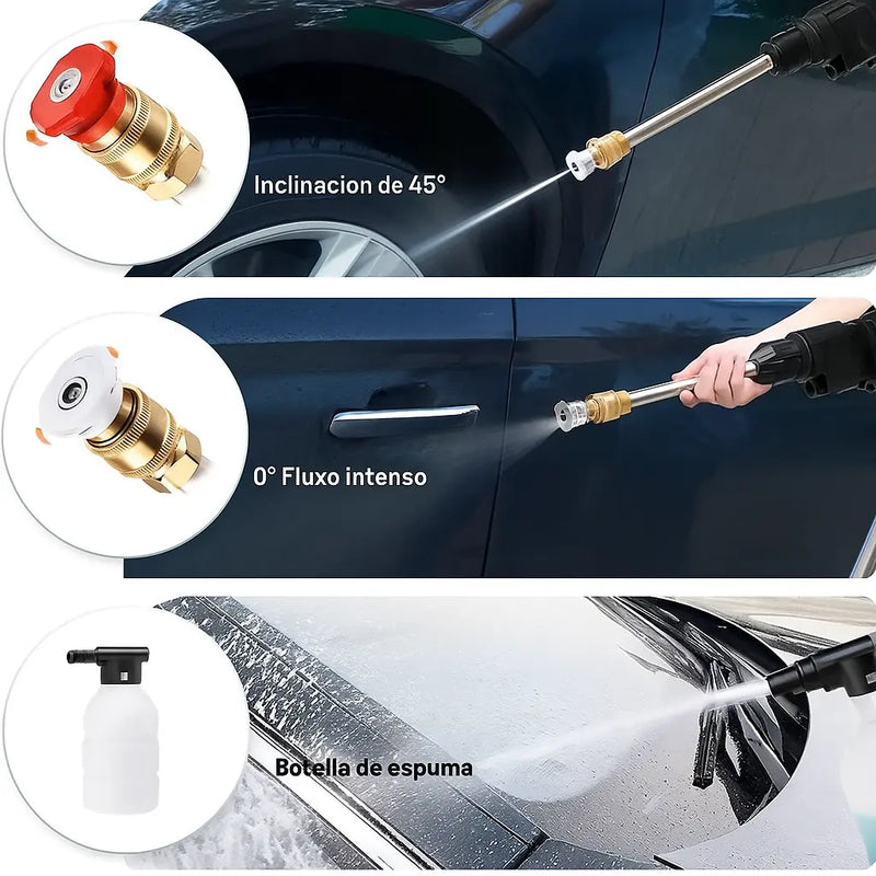 Hidrolavadora Portátil Recargable TurboJet™ + 2 Baterías de 48V [BLACK FRIDAY]